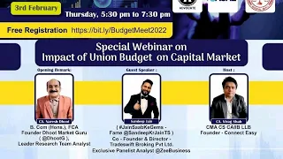 Impact of Union Budget on Capital Market