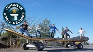 World's Largest Skateboard - Guinness World Records - Guinness World Records