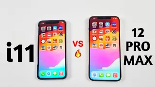 iPhone 11 Vs iPhone 12 Pro Max in 2023 - Speed Test!! iOS 17 Vs 17.0.2