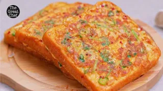 Spicy and Delicious Toast Recipe | Quick & Simple Breakfast | By The Great Chef