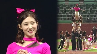 [SUB] DIA, Cheer Stunts First Pitch｜다이아, ‘초고난도’ 스턴트 치어 리딩 시구로 94점 득점! @내일은 시구왕 1회 20160914