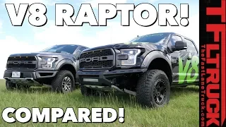 V8 Raptor vs Stock Twin-Turbo V6 Ford Raptor: Compared