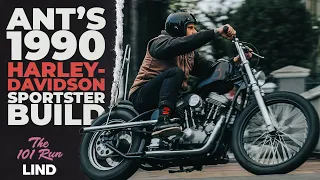 Ant's Custom 1990 Harley-Davidson Sportster Build  |  The 101 Run 2023