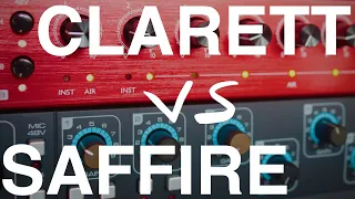 Clarett vs Saffire INTERFACE SHOOTOUT!