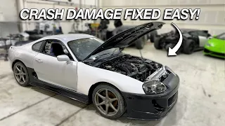 Fixing My Crashed MK4 Supra Front End The Easy Way