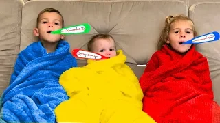 Vania has a cold | Disney Princess toys & New Trampoline for Kids