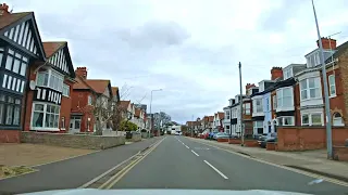 A Drive through English Countryside, Skegness to Grimsby 4K