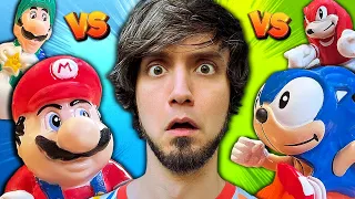 Mario vs. Sonic McDonald's Fast Food Toys!