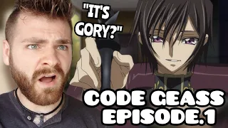 IS THIS A DARK ANIME??!! | Code Geass Episode 1 | New Anime Fan! | REACTION