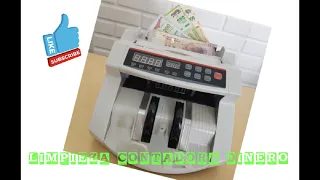 🤑Limpieza Máquina contadora de dinero🤑