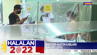 Mga naapektuhan ng Bagyong Agaton kabilang sa mga bumoto sa Leyte | HALALAN 2022 (9 May 2022)