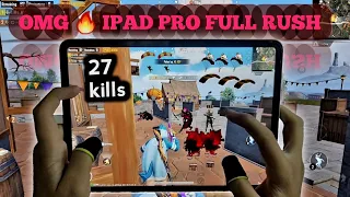 IPAD PRO M1 CHIP 90 FPS | BEST 4 FINGERS CLAW HANDYCAM GAMEPLAY | PUBG MOBILE