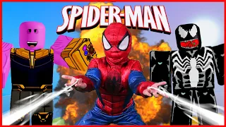 BECOMING SPIDERMAN In Roblox! Gameplay In Real Life! Pretend Play! Kaven App Reviews