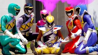 ¡No te duermas! 🦖 Dino Super Charge Episodios 3 y 4 ⚡ Power Rangers Para Niños