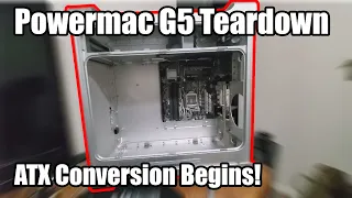 Powermac G5 Teardown Complete ATX Conversion Begins!