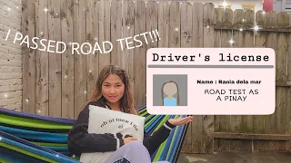 DRIVER'S TEST IN AMERICA AS A FILIPINA ( how I got my driver's license, adulting diaries )