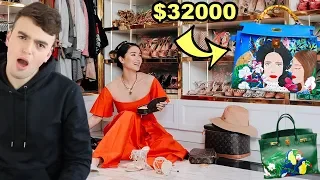 Reacting to a REAL Crazy Rich Asians’ Closet (and why heart evangelista paints on $30,000 handbags)