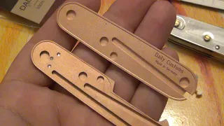 How To Change / Install Swiss Army Knife Scales...(Custom Copper Scales From Germany)