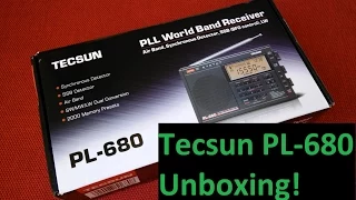 Tecsun PL-680 Unboxing - Shortwave SSB FM MW LW AIR band World Radio Receiver