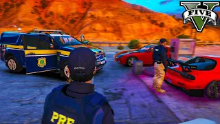 POLÍCIA RODOVIÁRIA FEDERAL ABORDA POLICIAIS CIVIS - GTA RP