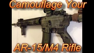 Camouflage Paint Your AR15 M4