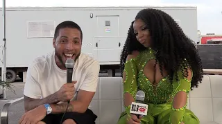 Marky Marc Catches Up With Chlöe At Broccoli City Fest 2023