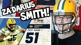 Rugby Player Reacts to ZA'DARIUS SMITH (LB, Green Bay Packers) #51 The Top 100 NFL Players of 2021!