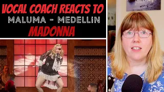 Vocal Coach Reacts to Madonna 'Maluma - Medellín' Billboard Music Awards