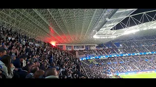 Increíble | Ultras del Benfica encienden bengalas