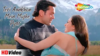 Teri Aakhon Mein Mujhe Pyar | Aashiq (2001) | Bobby Deol | Karisma Kapoor | Udit Narayan Hit Songs