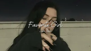 Favorite Girl || Justin Bieber ( Sped up + Reverb ) 🎧