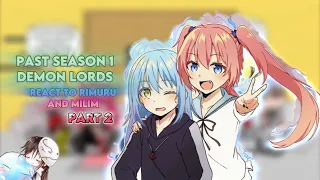 Past season 1 demon lords react to Rimuru [PART 2] |Gacha reaction| ship: Rimuru x Milim