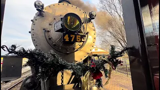 Christmas at Strasburg Rail Road - A Ride Behind Steam Locomotive No. 475