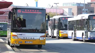 NAHBUS hält sein reguläres Fahrplanangebot aufrecht