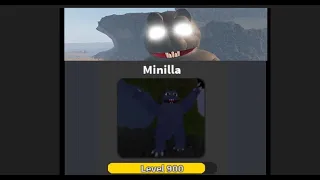 LEVEL 900 MINILLA vs THE STRONGEST KAIJUS (Roblox Kaiju Universe)