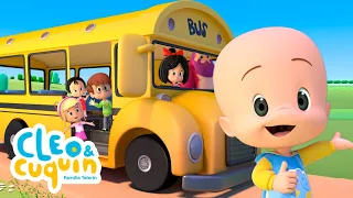 The wheels of the bus 🚌 Nursery rhyme and music for babies with Cleo and Cuquín.