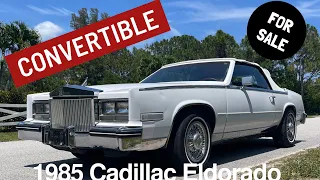 1985 Cadillac Eldorado Biarritz Convertible Rare And Affordable For Sale By Elite Motor Cars Sold