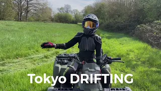 Tokyo DRIFTING a POLARIS Quad #polaris #drifting #quads #sendit #fullsend