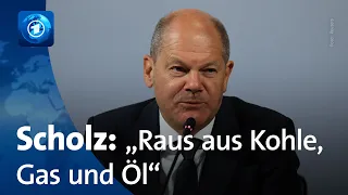 Scholz warnt vor Renaissance der fossilen Energie