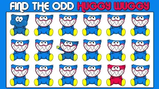 HOW GOOD ARE YOUR EYES #379 | Find The Odd Huggy Wuggy Out | Poppy Playtime Puzzles