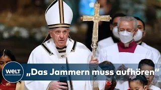 Weihnachtsfeierlichkeiten im Vatikan: PAPST ruft zu Demut und Bescheidenheit auf