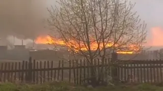 Пожар в Белом Яру