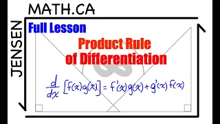 2.2 Product Rule of Differentiation FULL LESSON | Calculus MCV4U | jensenmath.ca