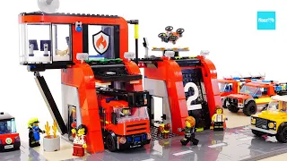 レゴ シティ 消防署と消防車 60414 ／ LEGO City Fire Station with Fire Truck Speed build & Review