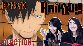 TIME FOR NEKOMA!! | Haikyu!! Episodes 12 & 13 Reaction Highlights