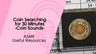 Coin Searching for 30 Minutes | Coin Sounds (ASMR) (Useful Resources)