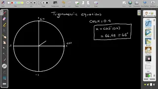 Solving trigonometric equation with cosx -IB Maths AI and AA