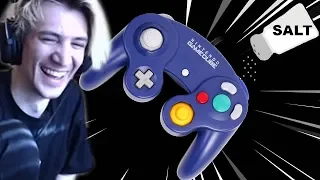 xQc Reacts to Saltiest Controller Spikes in Super Smash Bros | xQcOW