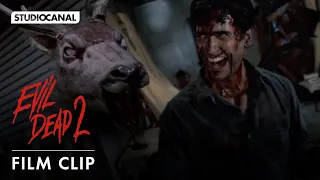 EVIL DEAD II - Laughing Clip - Starring Bruce Campbell