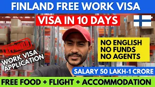 Get Finland free Work Permit Visa In Just 10 Days 2024 | salary 5000€ | What documents are required?